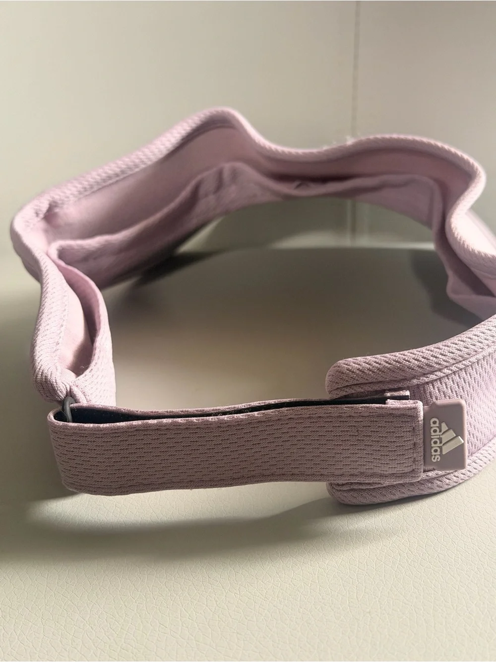 adidas Women's Light Purple Reflective Sport Visor